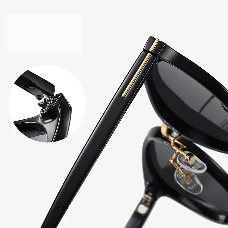 Polarized Sunglasses Fashion Round Frame Glasses VK2294 - Image 5