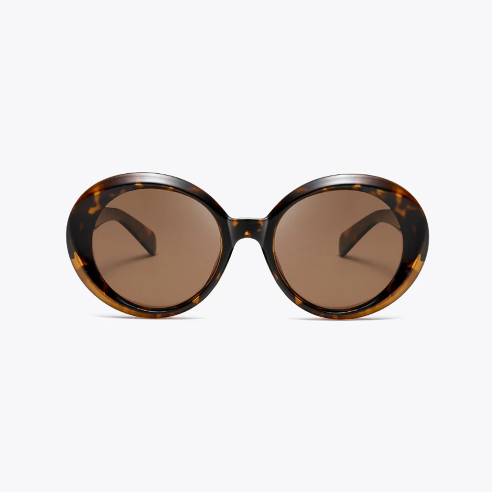 Oversized Round Acetate Sunglasses VK2295 - Image 5