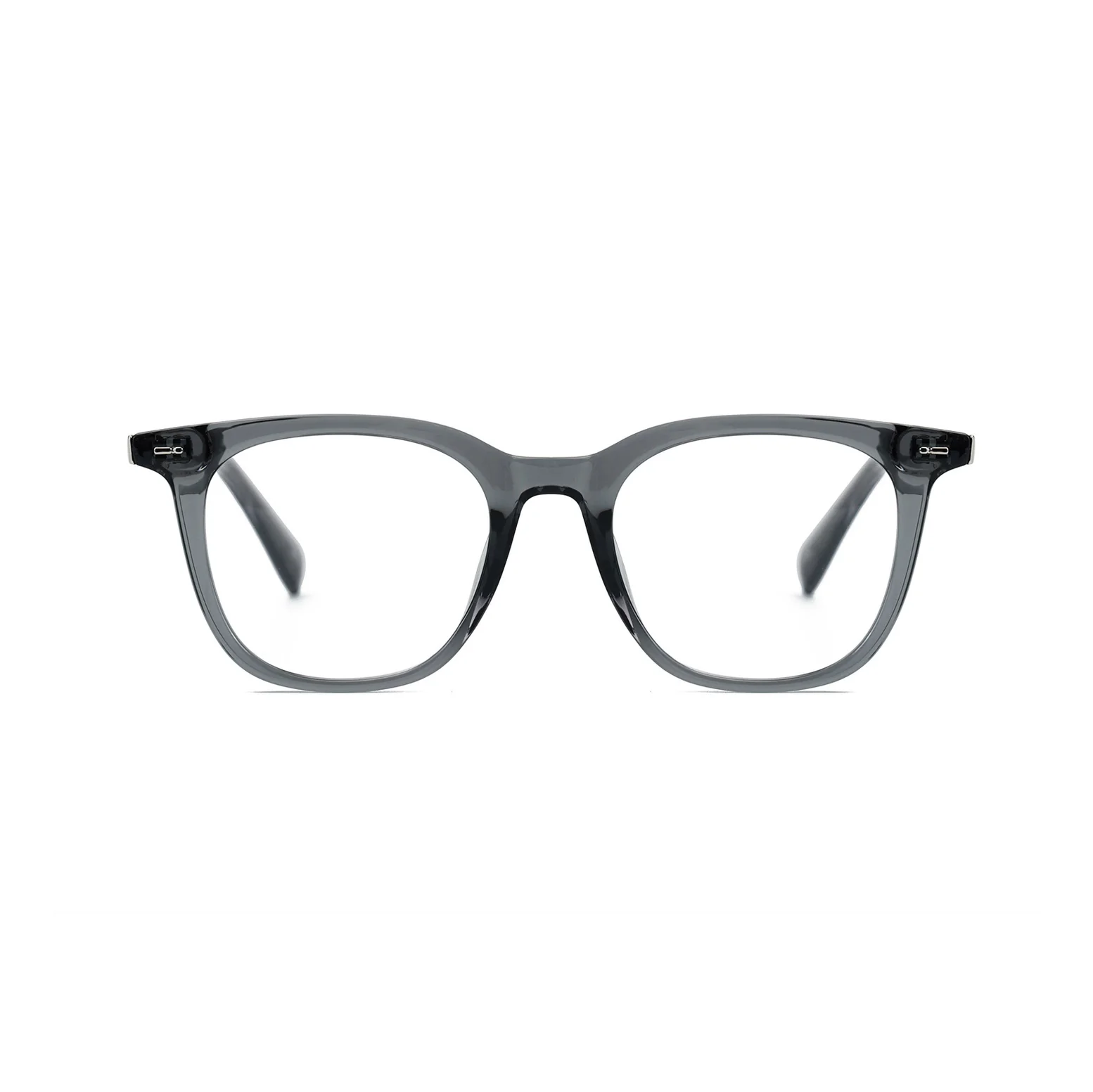 Square Blue Light Blocking Glasses with Acetate Temples VK2299 - Image 4
