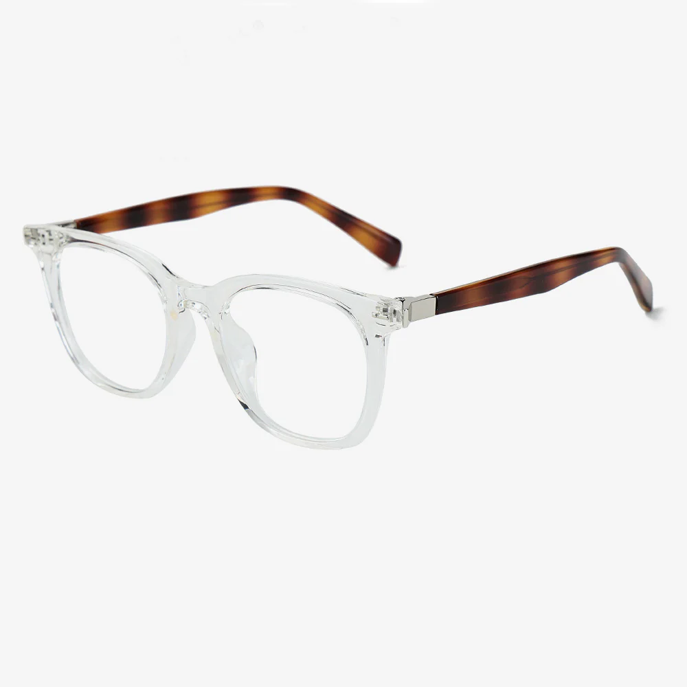 Square Blue Light Blocking Glasses with Acetate Temples VK2299 - Image 9