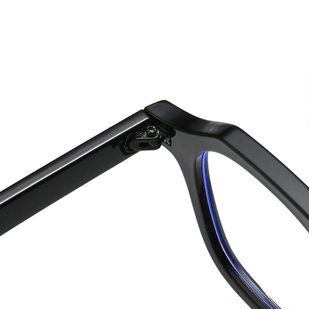 Irregular Geometric Retro Thick Frame Glasses VK2301 - Image 6