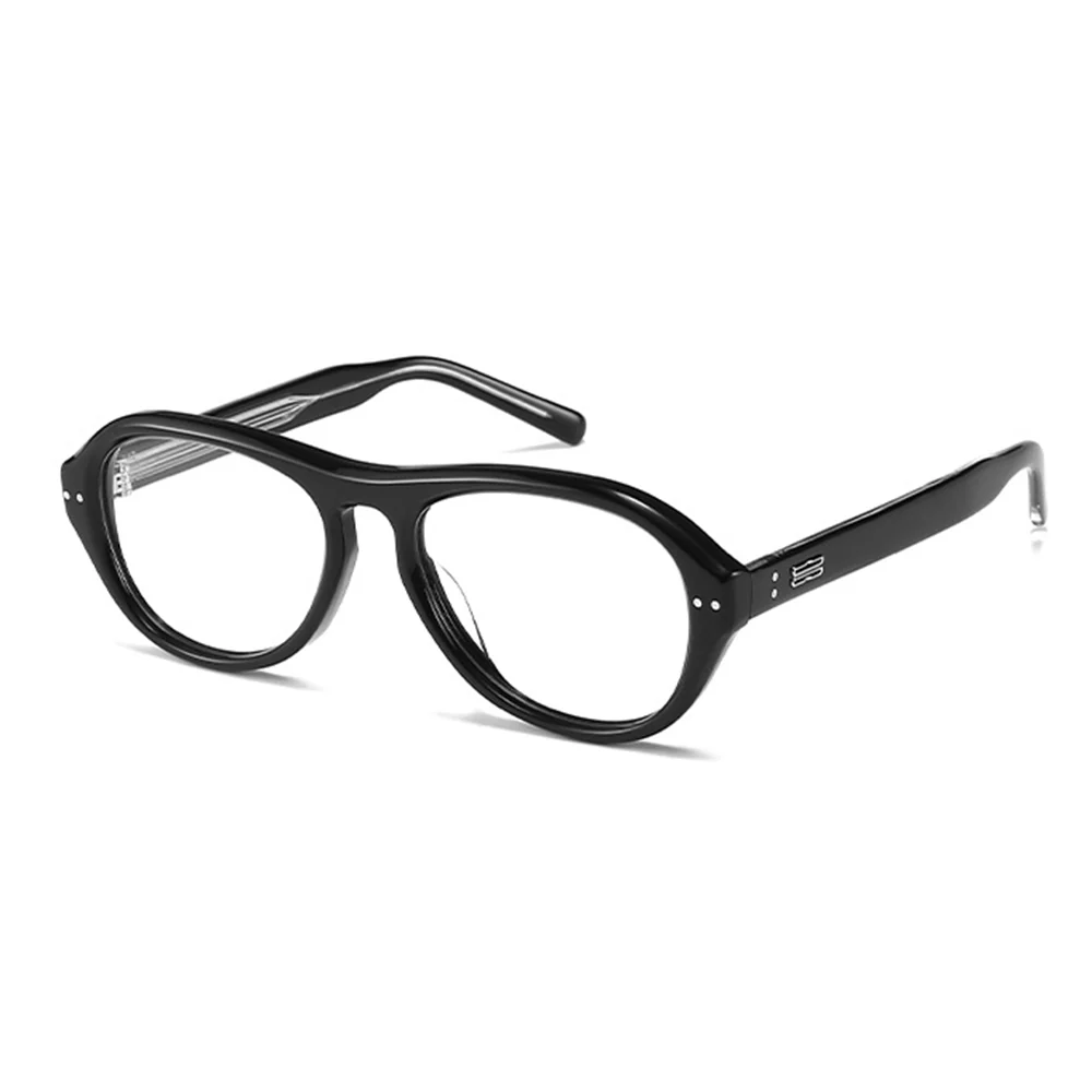 Retro Round Acetate Glasses VK2302 - Image 2