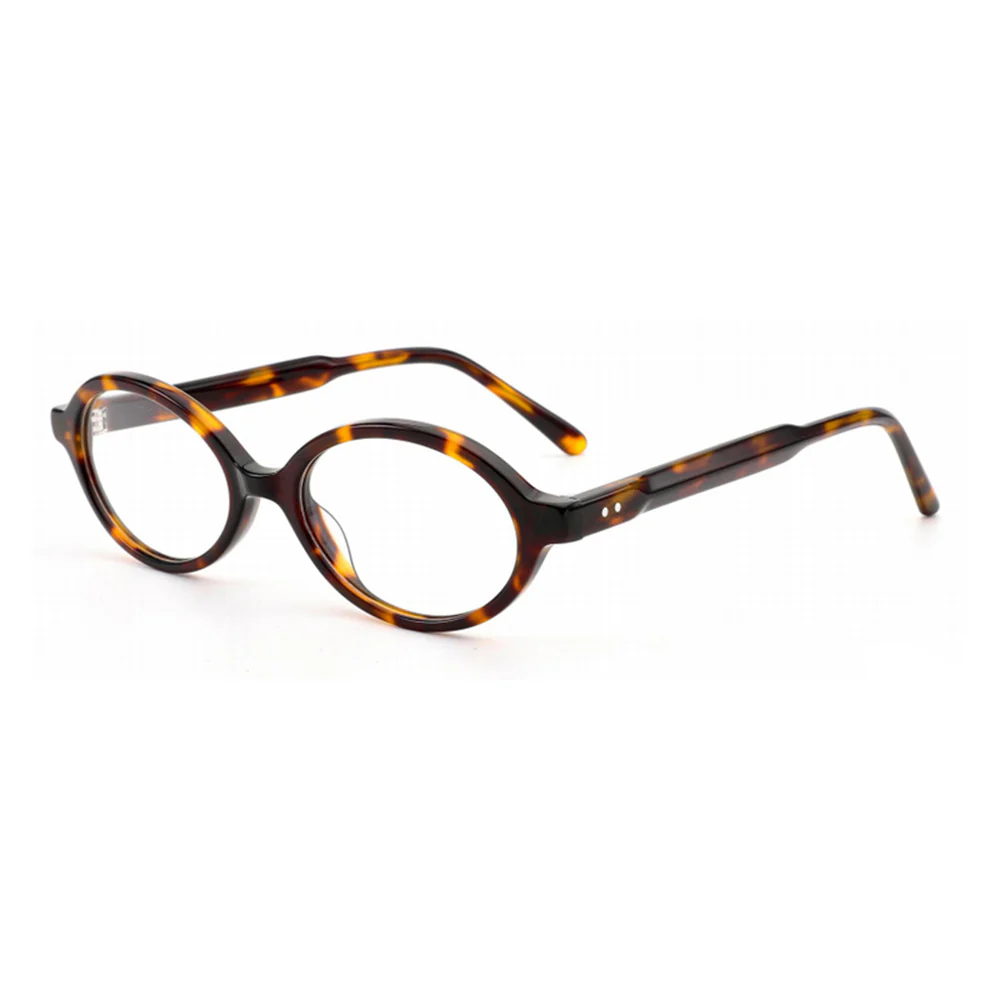 Vintage Oval Acetate Prescription Glasses VK2309 - Image 5