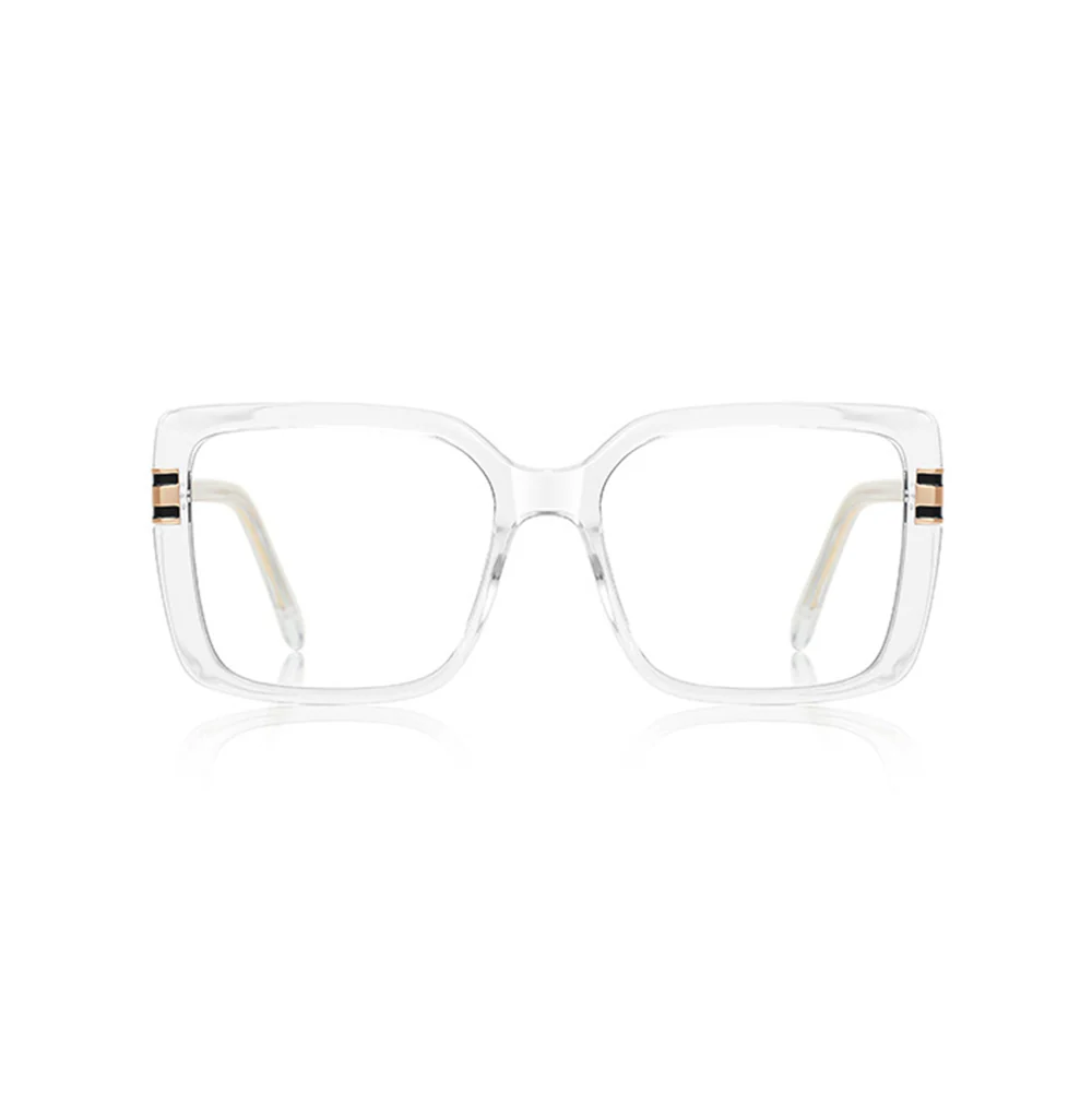 Oversized Square Prescription Glasses Blue Light Filtering VK2313 - Image 5