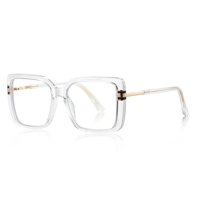 Oversized Square Prescription Glasses Blue Light Filtering VK2313 - Image 6