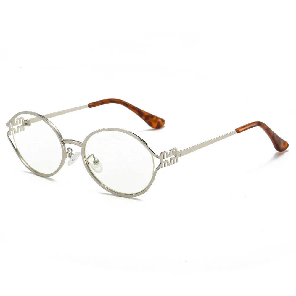 Chic Round Metal Glasses with Hollowed Design VK2316 - Image 11