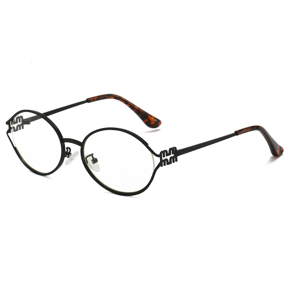 Chic Round Metal Glasses with Hollowed Design VK2316 - Image 9