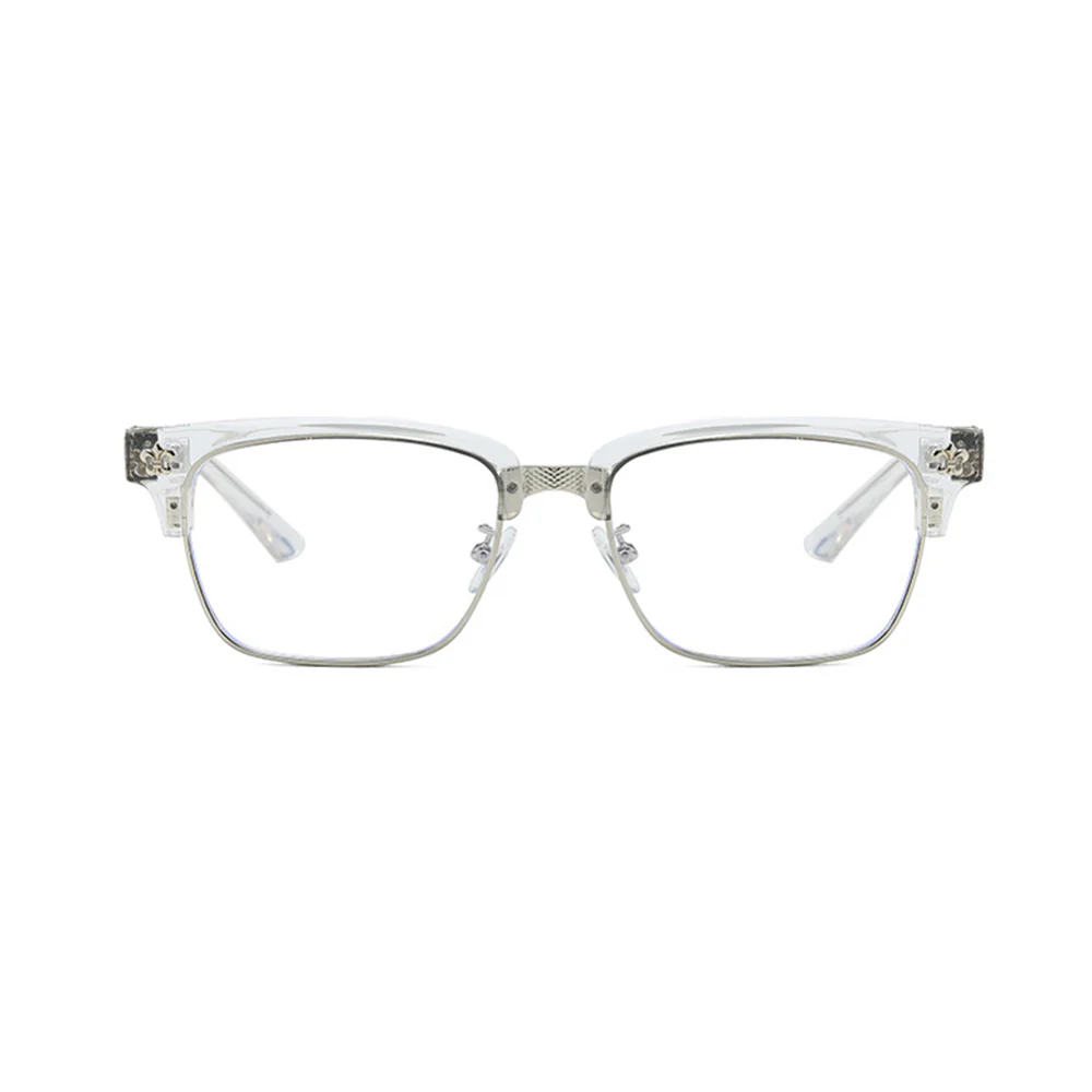 Unisex Business Browline Glasses Blue Light Blocking VK2319 - Image 10