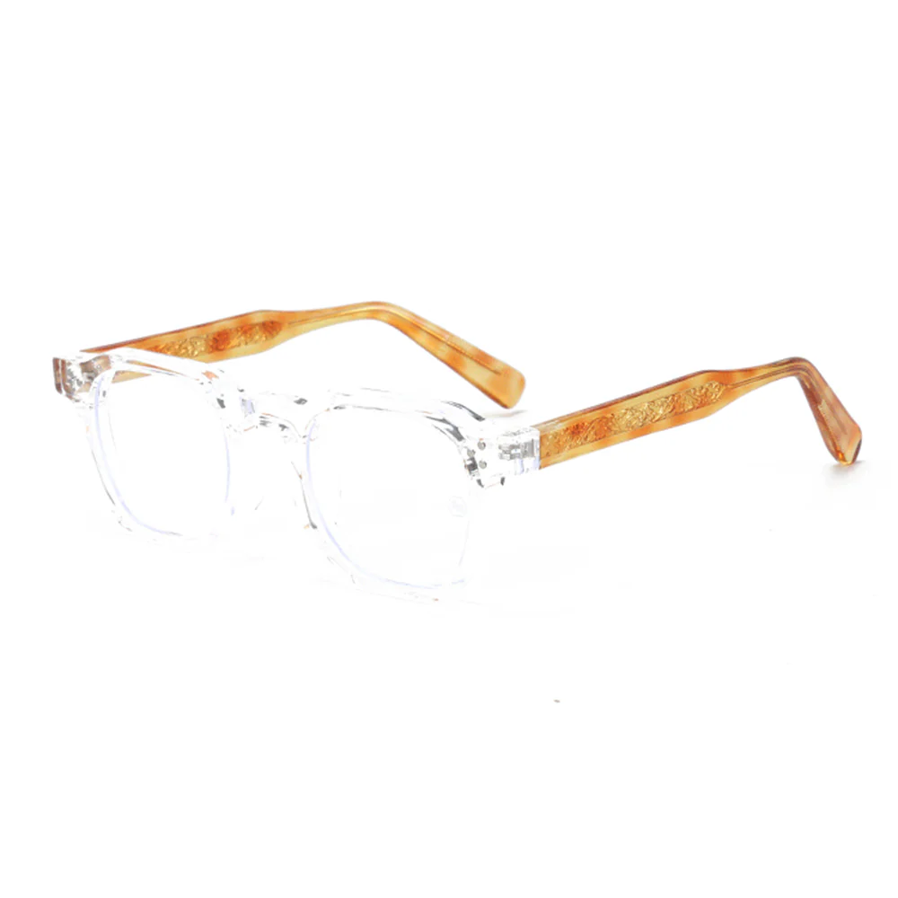 Square Thick Frame Glasses with Prescription Lenses VK2329 - Image 10