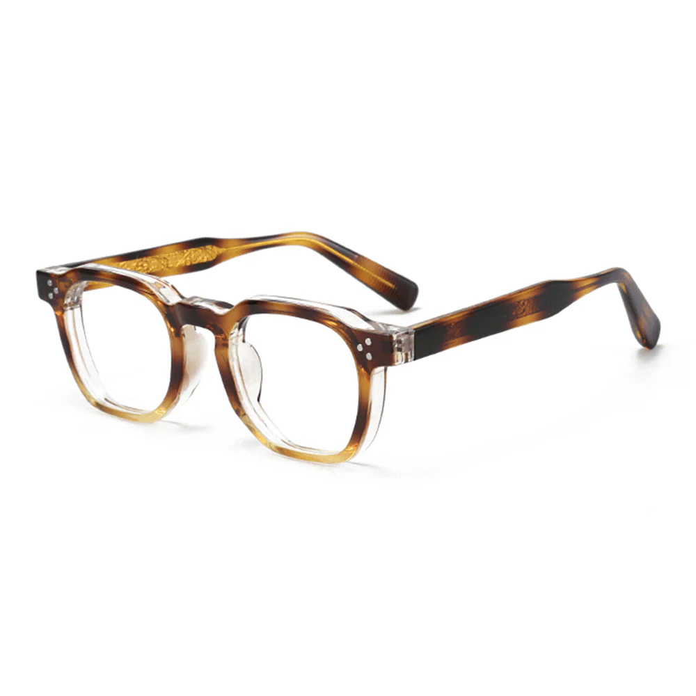 Square Thick Frame Glasses with Prescription Lenses VK2329 - Image 6