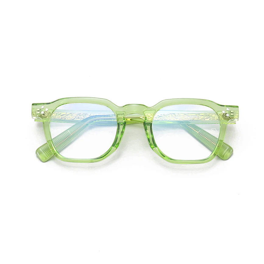 Square Thick Frame Glasses with Prescription Lenses VK2329 - Image 7