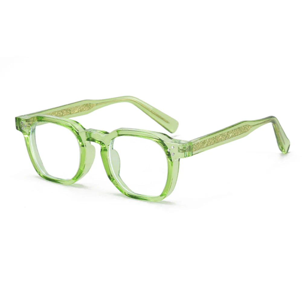 Square Thick Frame Glasses with Prescription Lenses VK2329 - Image 8