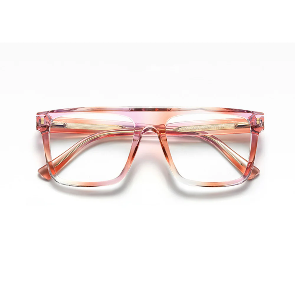 Square Gradient Color Fashion Prescription Glasses VK2335 - Image 14