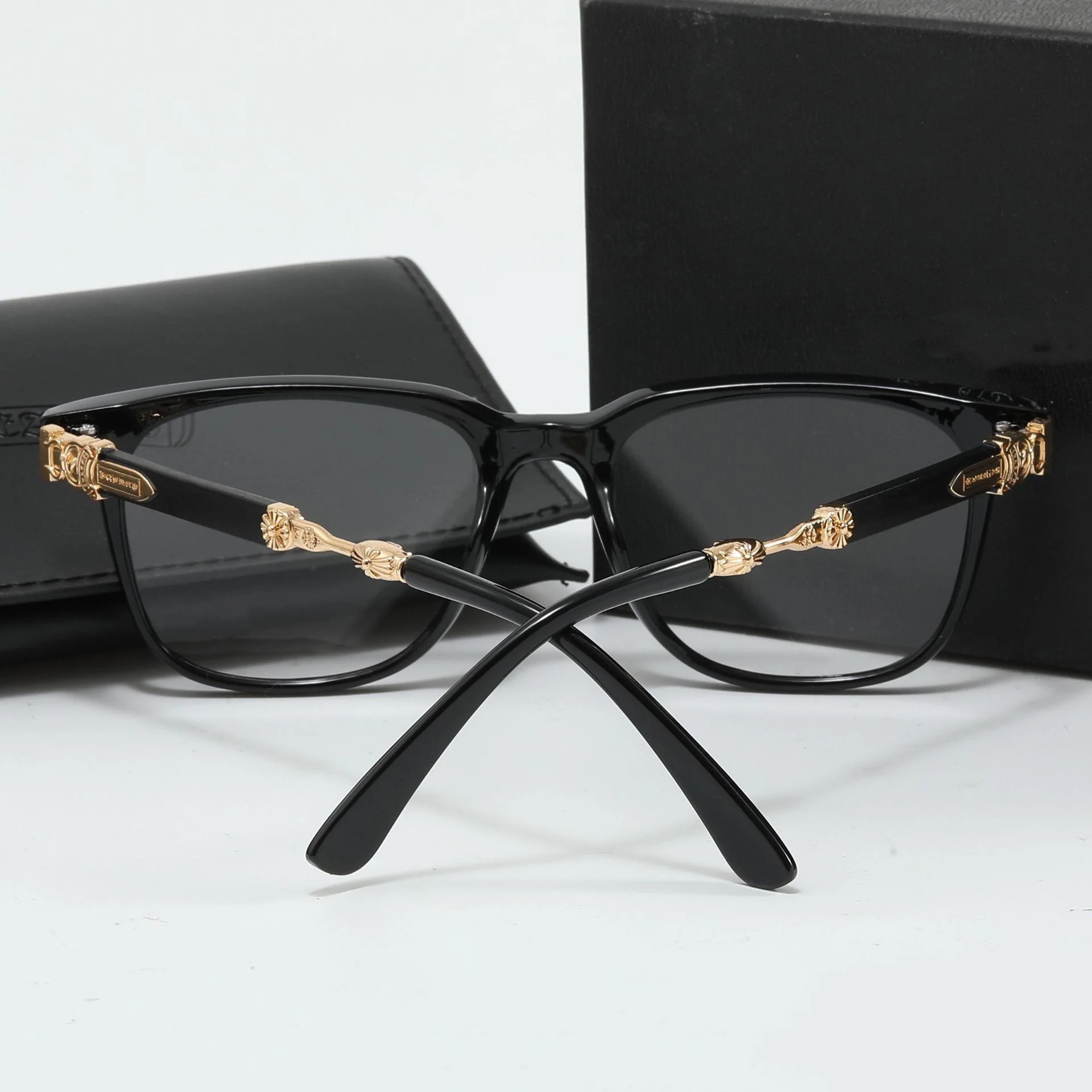 Fashion Square Blue Light Blocking Glasses & Sunglasses VK2336 - Image 3