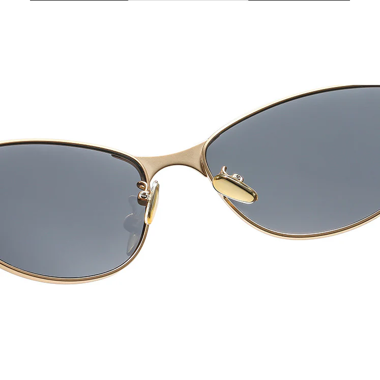 Stylish and Chic Cat Eye Metal Prescription Sunglasses VK2349 - Image 3
