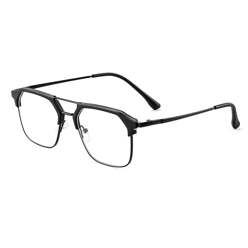 Retro Browline Double-Bridge Business Eyeglasses VK2351 - Image 4