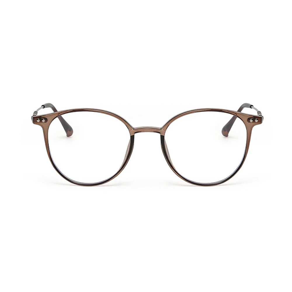 Women's Lightweight Round Blue Light Blocking Glasses VK2352 - Image 4