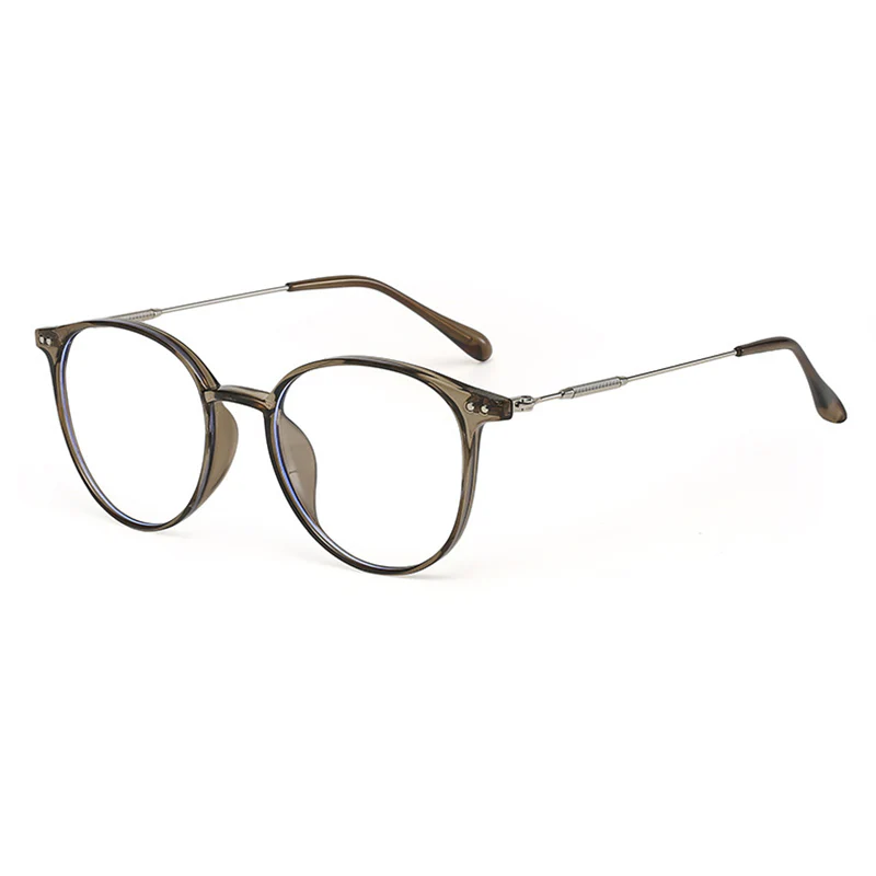 Women's Lightweight Round Blue Light Blocking Glasses VK2352 - Image 9