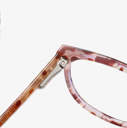 Tortoiseshell Cat-Eye Fashion Glasses for Women VK2358 - Image 3