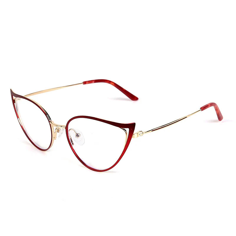 Cat-Eye Glasses Metal Fashion Eyewear for Women VK2362 - Image 2
