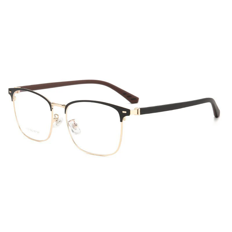 Men's Business-Style Browline Fashion Glasses VK2369 - Image 9