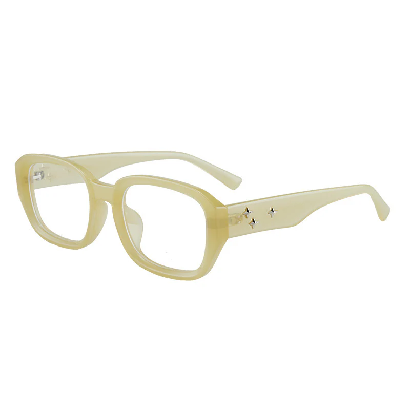 Rectangle Eyeglasses with Star-Stud Temple Details VK2374 - Image 11
