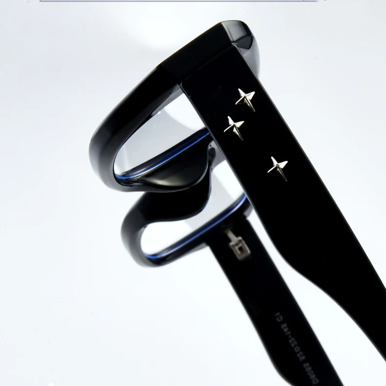 Rectangle Eyeglasses with Star-Stud Temple Details VK2374 - Image 3