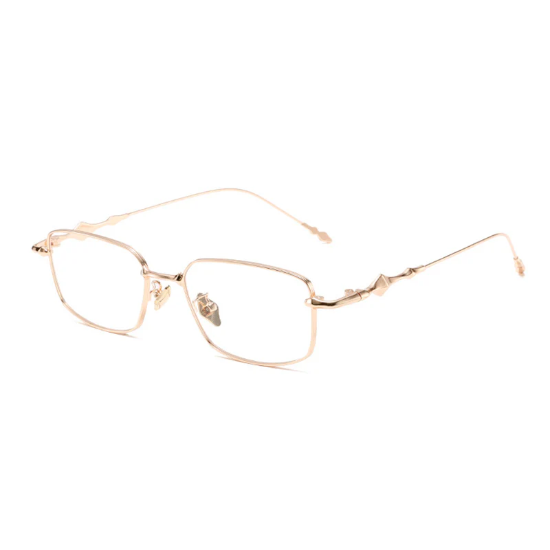 Chic Metal Rectangular Glasses Frames VK2398 - Image 2