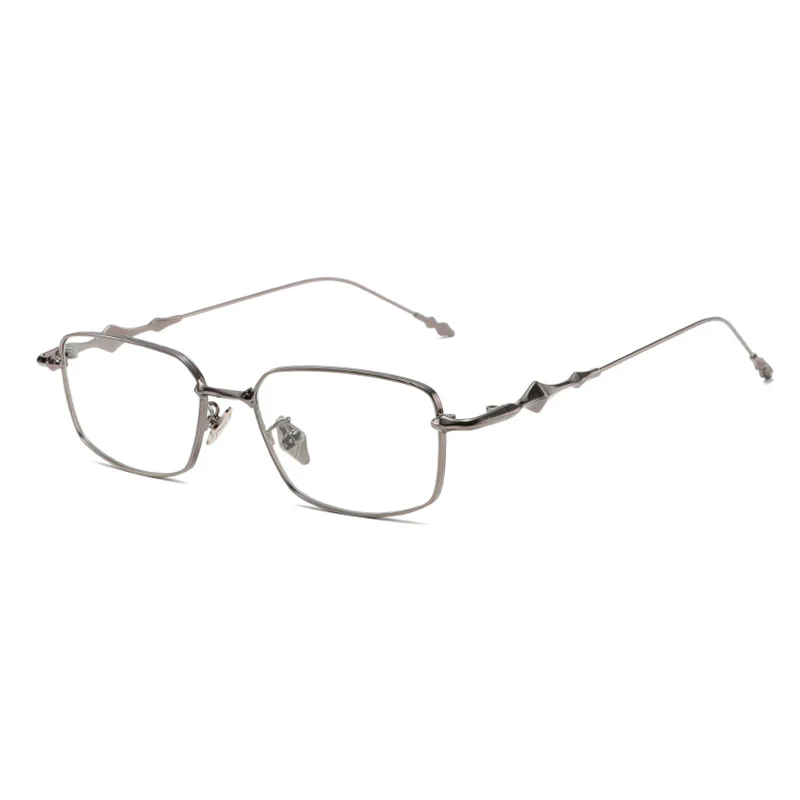 Chic Metal Rectangular Glasses Frames VK2398 - Image 9