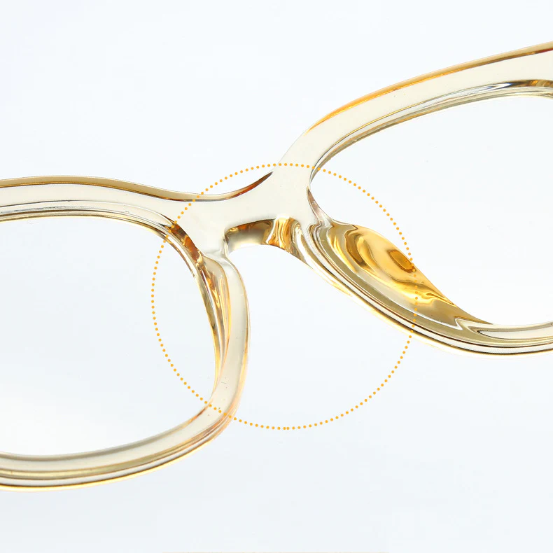 Oversized Square Glasses with Reinforced Temples VK2401 - Image 5