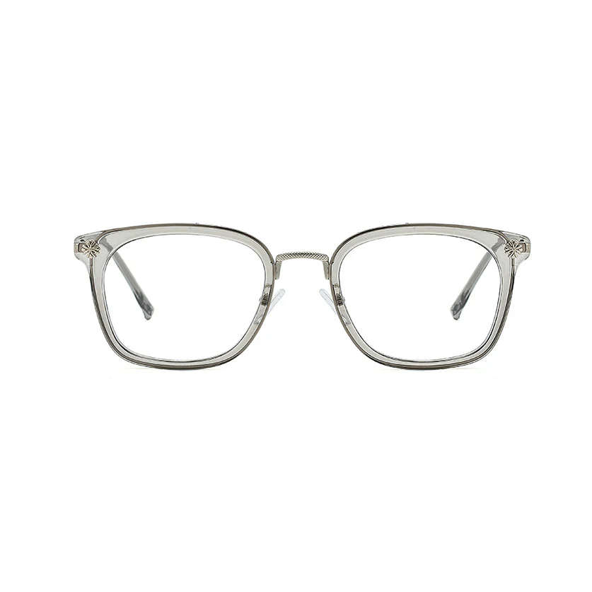 Square TR and Metal Glasses Frame VK2402 - Image 10